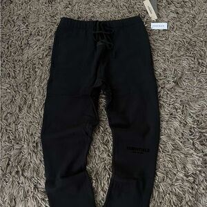 Fear of God Essentials SS22 Sweatpants Stretch Limo Black 100% Authentic SIZE XS
